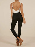 TENGFU Women's Juniors Mid-Rise Distressed Slim Fit Stretchy Skinny Jeans Jegging