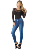 LT.Rose Mid Rise Butt Lifting Skinny Colombian Jeans Colombianos Levanta Cola