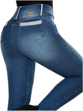 LT.Rose Mid Rise Butt Lifting Skinny Colombian Jeans Colombianos Levanta Cola