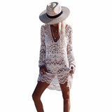Sexy Lace Knitted Bikini Cover Up
