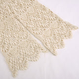 New Hollow Out Sexy beach cover up lace knitted crochet beach tunics for women bikini swimsuit swimwear bathing suit beachwear