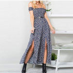 Bohemian Strapless Long Summer Dress