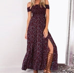 Bohemian Strapless Long Summer Dress