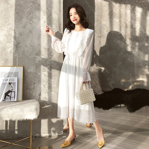 Elegant Retro Style Long Dress
