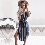 Casual Striped Summer Dress