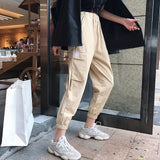 High Waist Punk Camo Cargo Pants