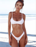 Sexy Push Up Low Waist Bikini Set
