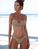 Sexy Push Up Low Waist Bikini Set