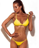 Sexy Push Up Low Waist Bikini Set
