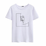 Aesthetic White Illustrative Shirt