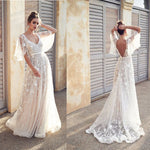 Elegant Backless White Party Dress