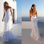 Elegant Backless White Party Dress