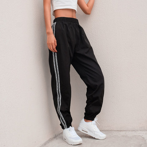 Loose Street Style Stripped Pants