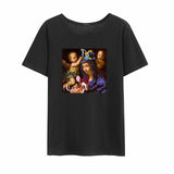 Aesthetic Mona Lisa Printed Shirt