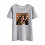 Aesthetic Mona Lisa Printed Shirt