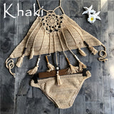 Hollow Knitting Bohemian Bikini