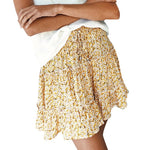 Casual High Waist Bohemian Skirt