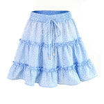 Casual High Waist Bohemian Skirt