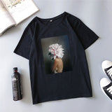 Aesthetic Floral Printed Shirt