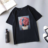 Aesthetic Floral Printed Shirt